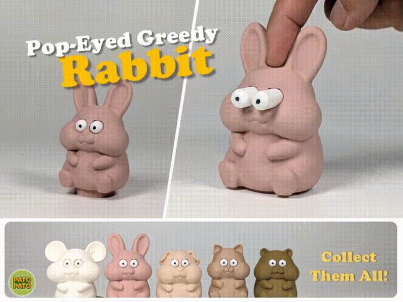Pop-eyed Greedy Rabbit