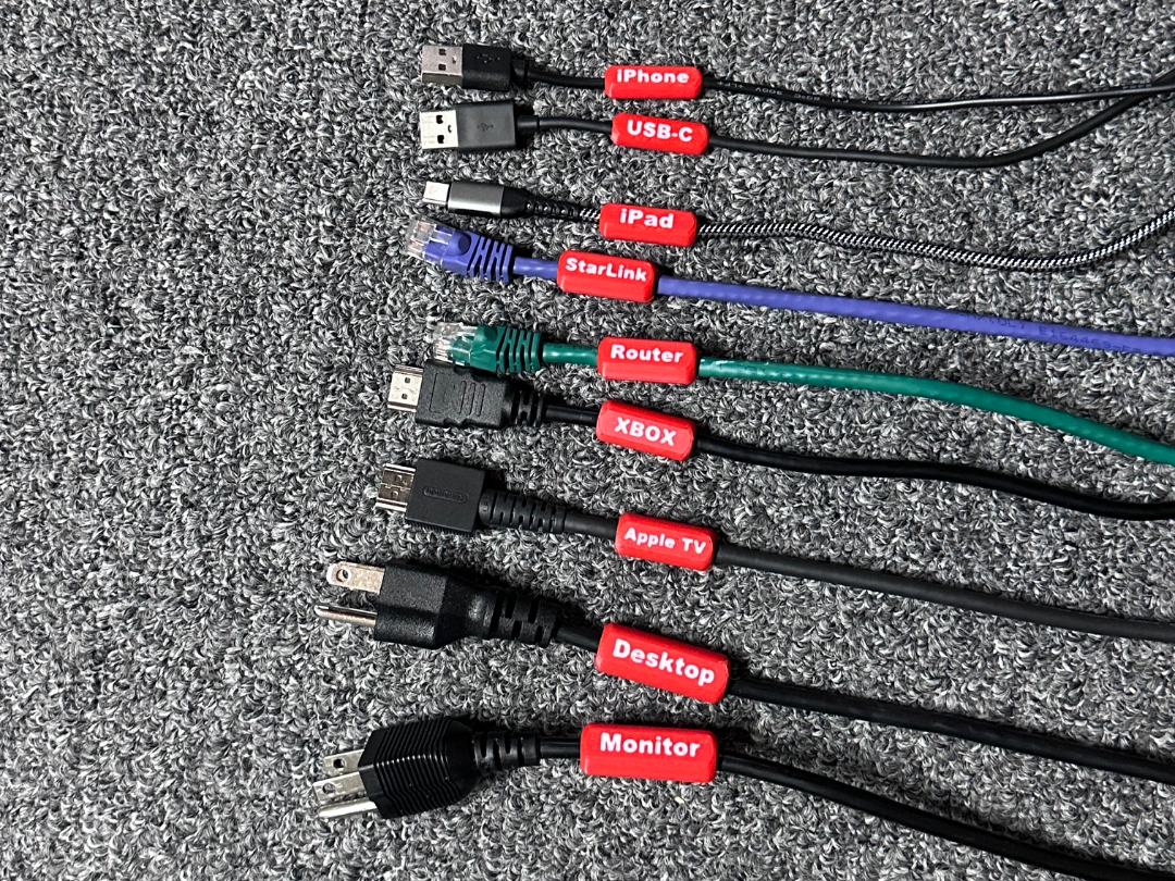 Yet another Cable Label/Tag Clip v.2 - 1