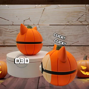 Adorno temático: 0143 - Snorlax Pumpkin Ball — vista de referencia 5