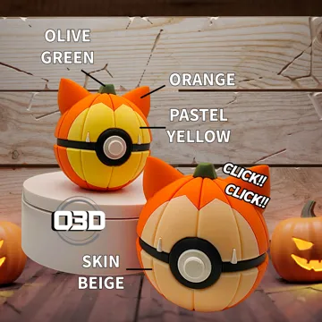 Adorno temático: 0143 - Snorlax Pumpkin Ball — vista de referencia 4