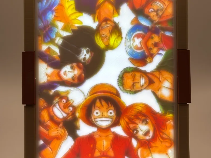 One Piece Lithophane