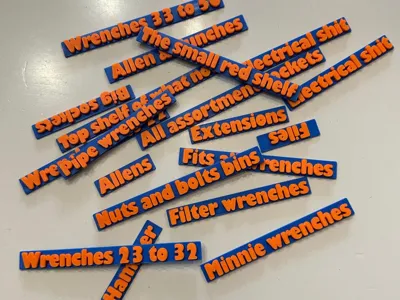 Tool Box Draw Labels