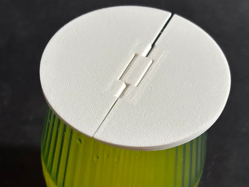 Pocketable Folding Cup Lid | Print-in-Place