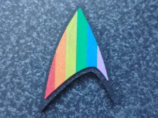 Star Trek Badge Pride Style