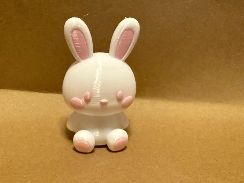 Cute Sitting Bunny Figure