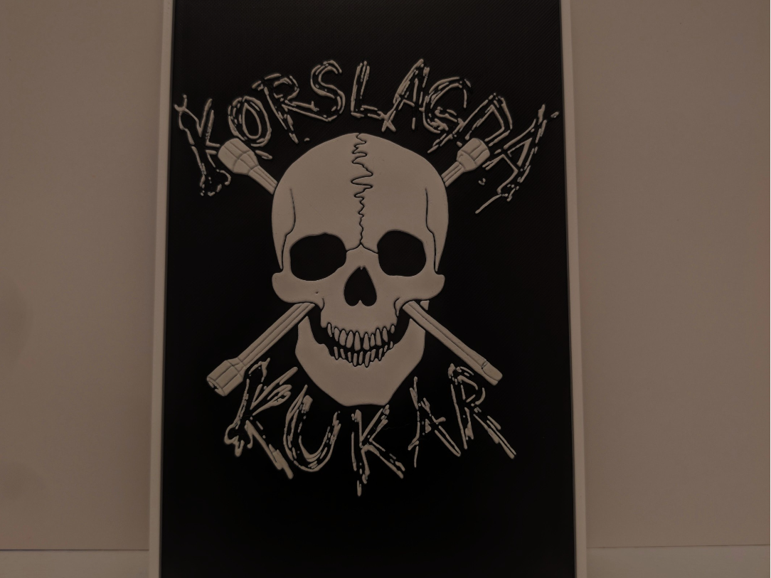 Korslagda 3D model