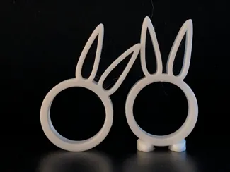 Minimalistic Easter Bunny Decor / Napkin Holder