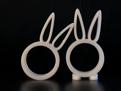 Minimalistic Easter Bunny Decor / Napkin Holder