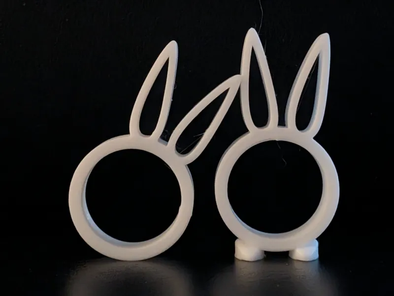 Minimalistic Easter Bunny Decor / Napkin Holder