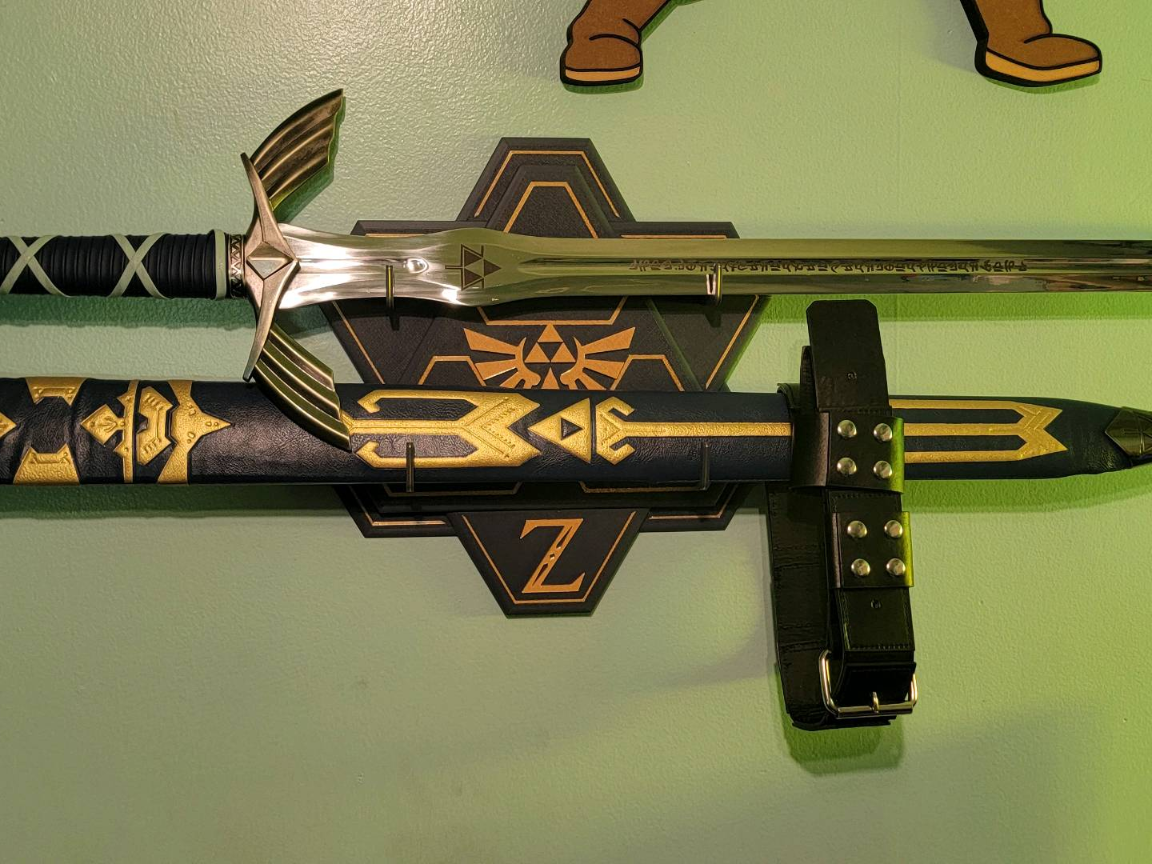 Wall-Mount for REAL Master Sword and Sheath