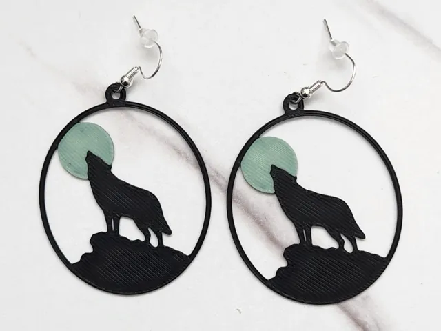Howling Wolf Earrings