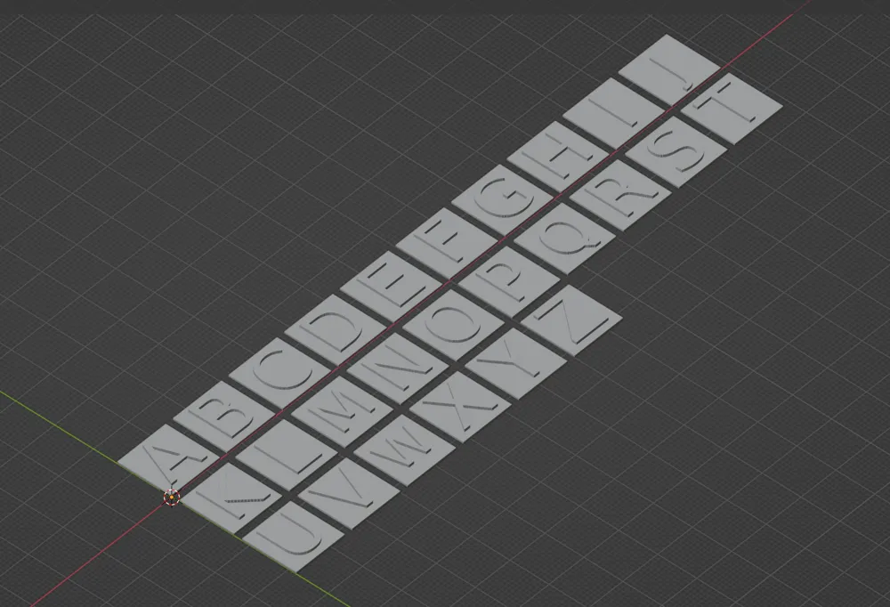 Key Labels Texture Tactile Key Labels – Stick-on Type(A–Z) - Free 3D Print Model - MakerWorld