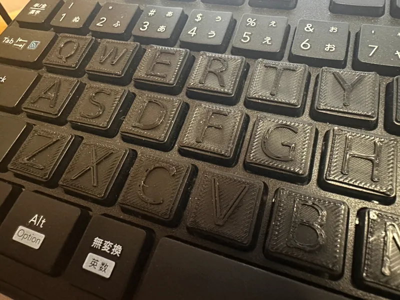 Tactile Key Labels – Stick-on Type(A–Z)