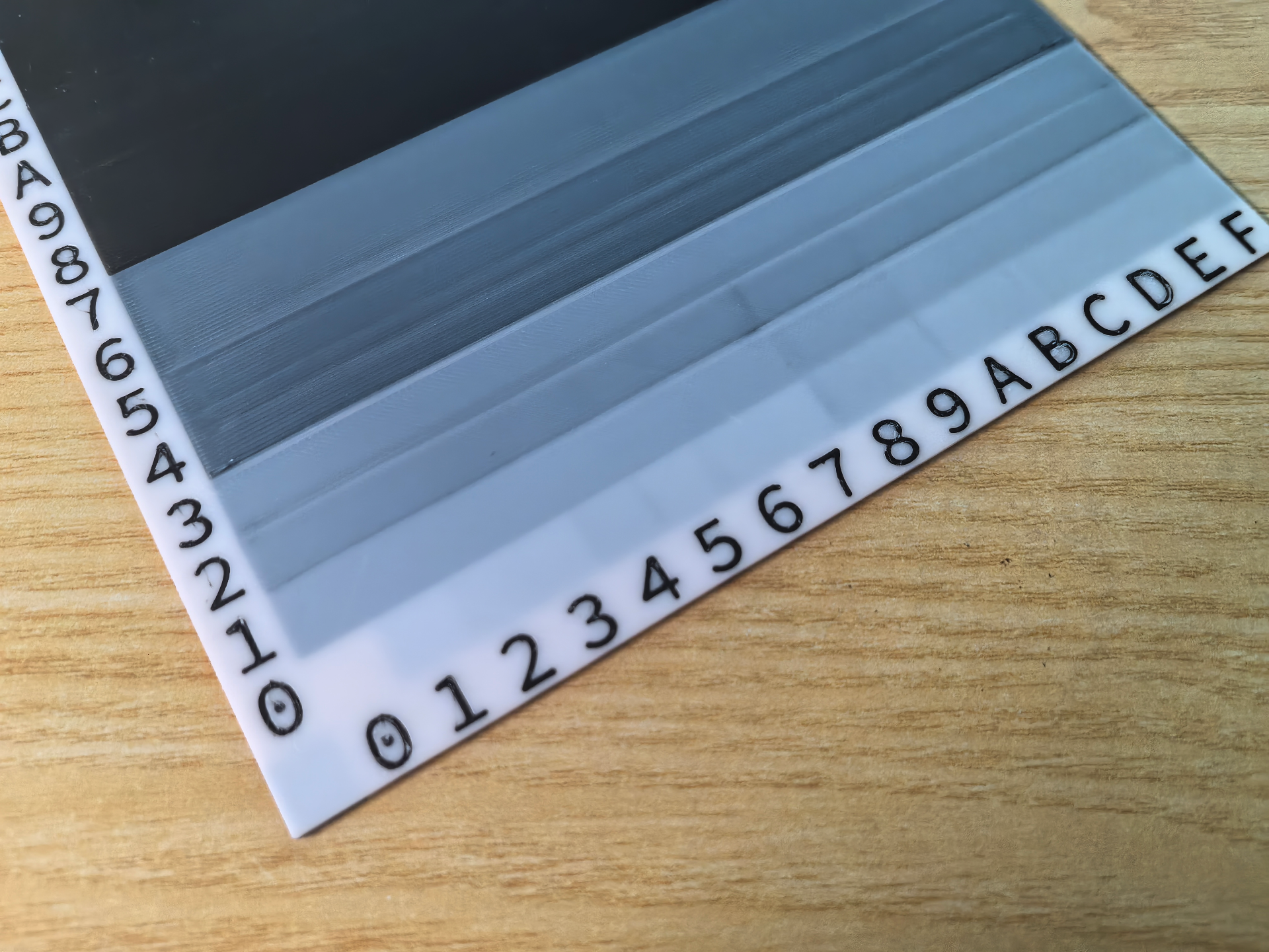 2 colors mixing color card