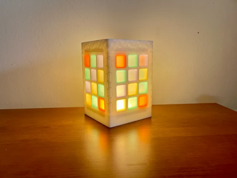 Customisable Cube lamp