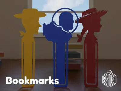 Toy Story Bookmarks - Woody, Buzz & Jessie