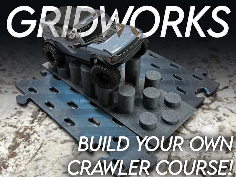 GRIDWORKS | LOG RUN RC CRAWLER COURSE (Scale 30)