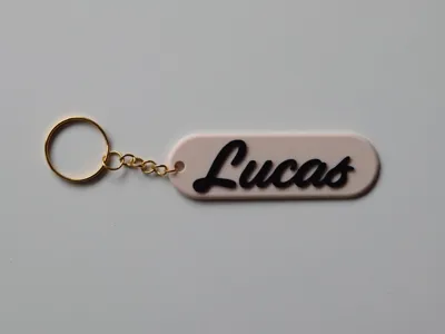 Personalized Name Keychain “Lucas”