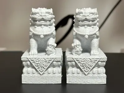 Auspicious Stone Lions (Series Two)