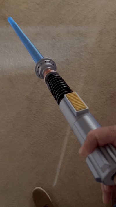 Luke's Light Saber episode 6 - with lighted blade
