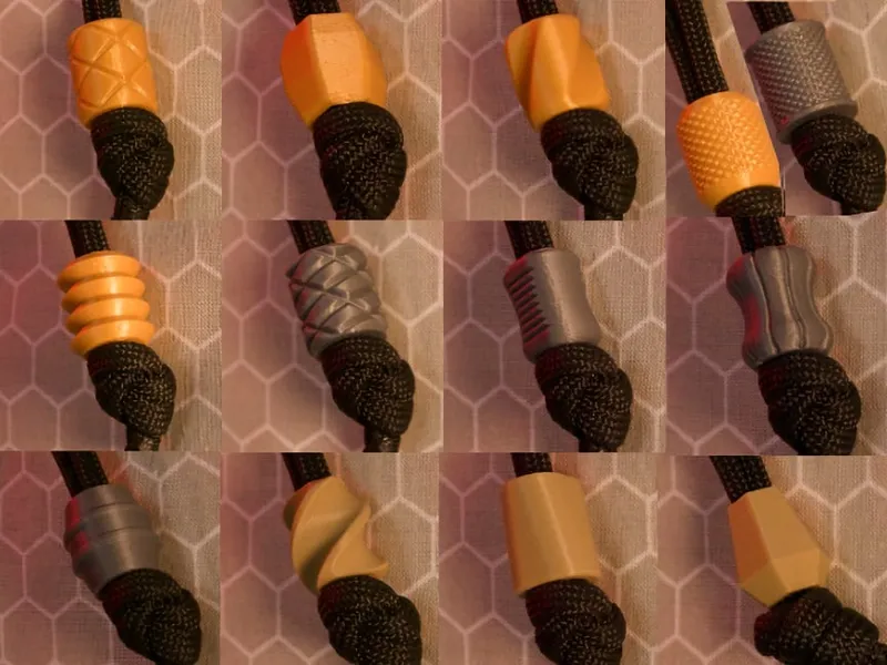 Paracord Beads - 13 Different Styles