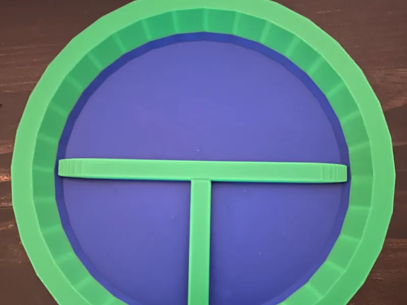 Plate With Food Dividers For Kids 