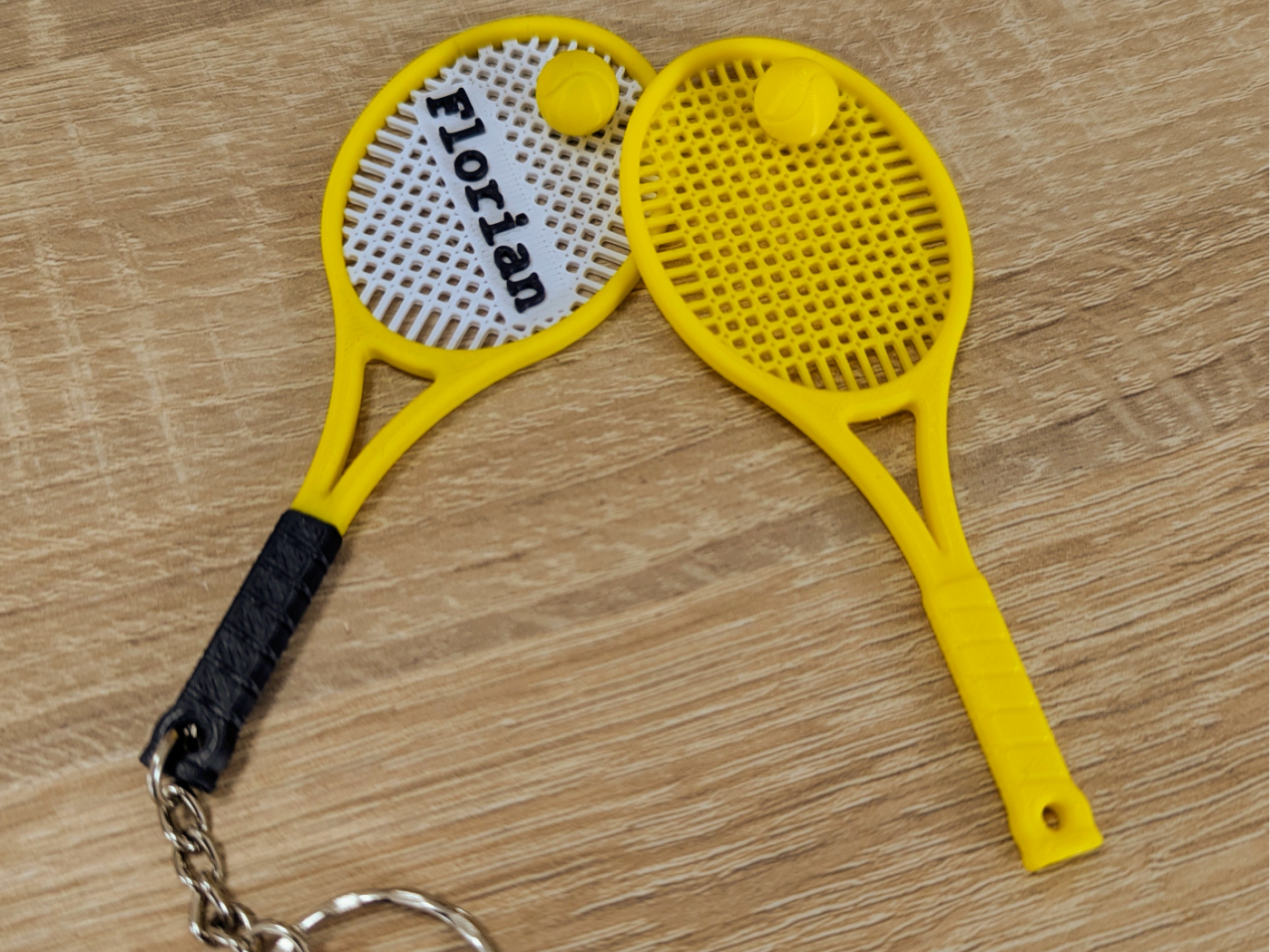Porte clés raquette de tennis