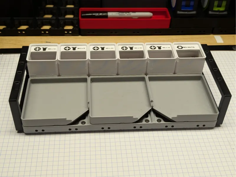 The Gridfinity Modular Parts Tray