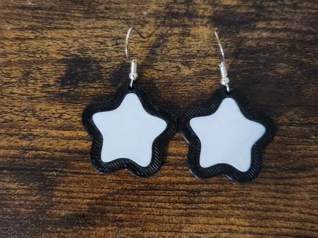 Star earrings AMS & NO AMS