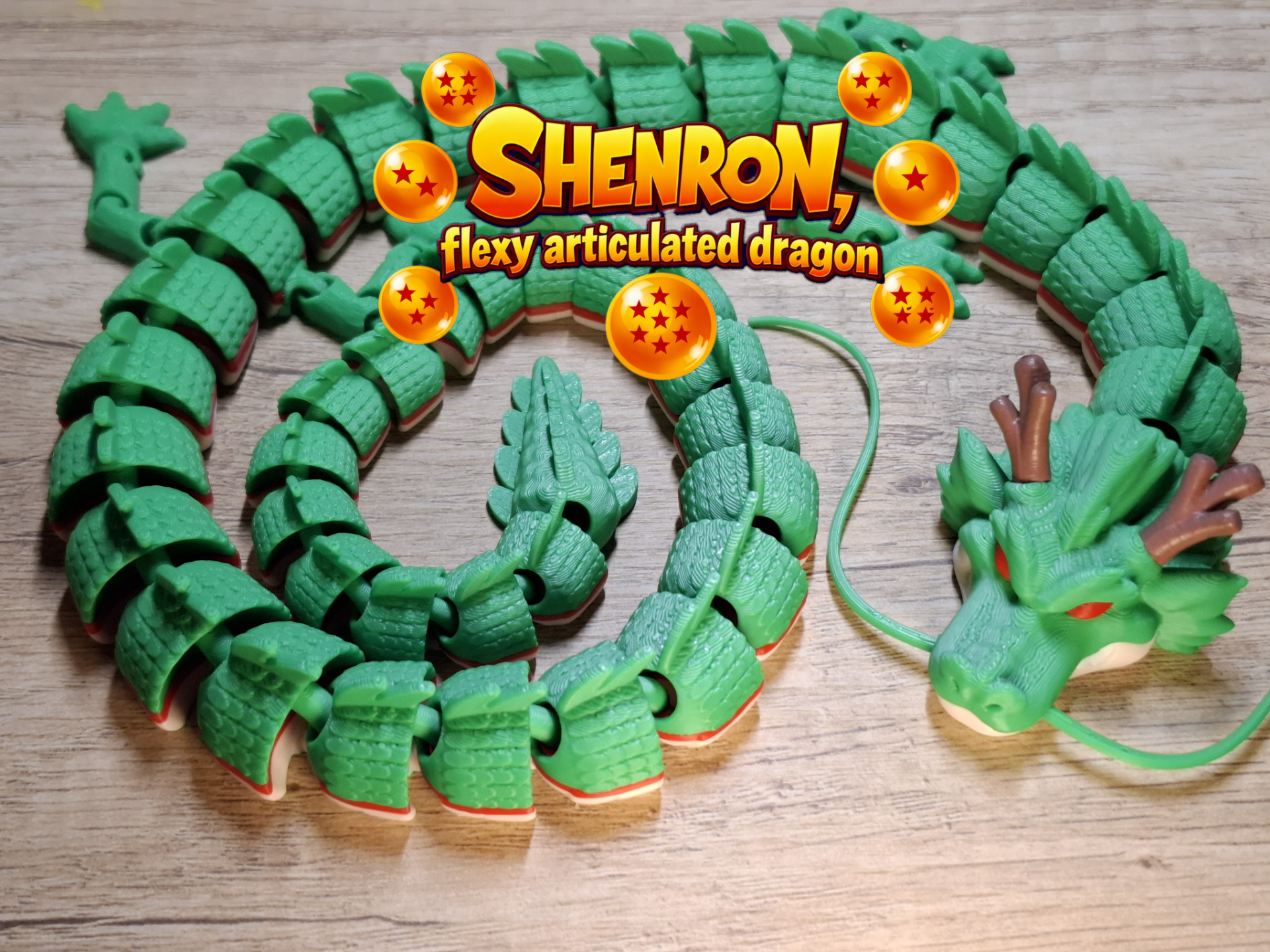 SHENRON flexy articulated dragon