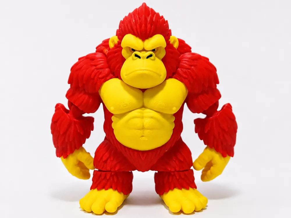Soporte: Standing Gorilla – Articulated Flexi. Referencia del modelo original.