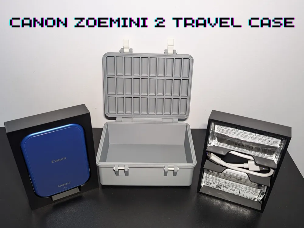 Hermitshell Harde EVA Reistas Voor Canon Zoemini Fotoprinter – Blauw, Schokbestendig