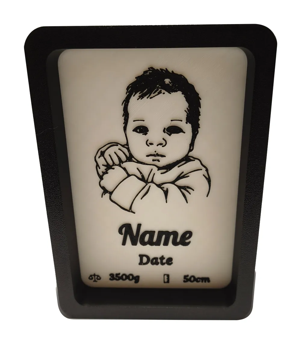 Birth Frame - Free 3D Print Model - MakerWorld