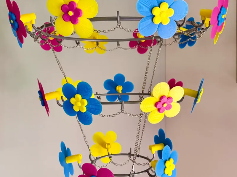 Colorful Flower for Chandelier