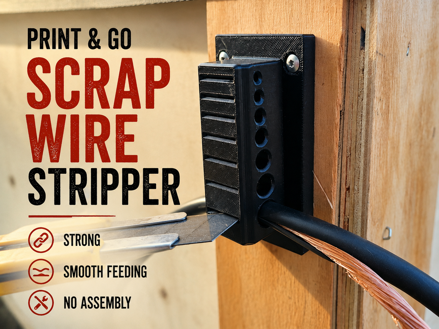Scrap Wire Stripper Print & Go