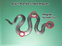 Magnet mamba noir (serpent) — photo 5