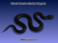 Magnet mamba noir (serpent) — photo 2