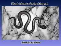 Magnet mamba noir (serpent) — photo 3