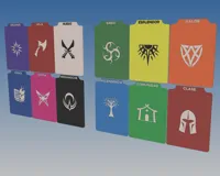 Spanish Card Dividers