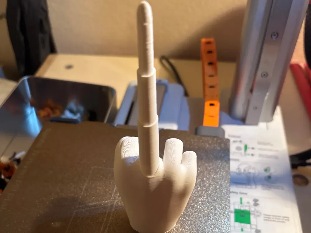 middle finger extendable by gang3d MakerWorld: Download Free 3D Models