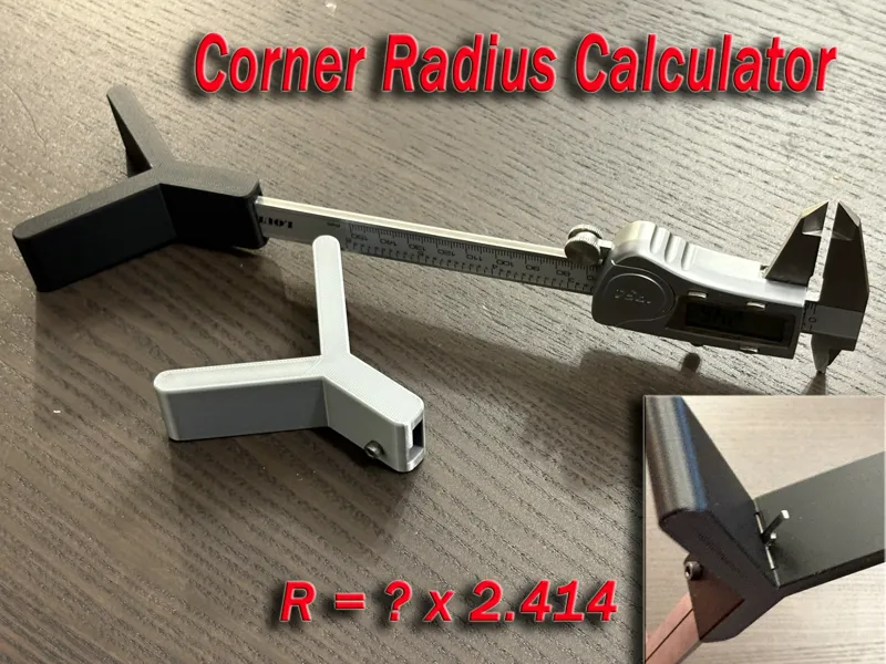 Radius caliper measuring Tool
