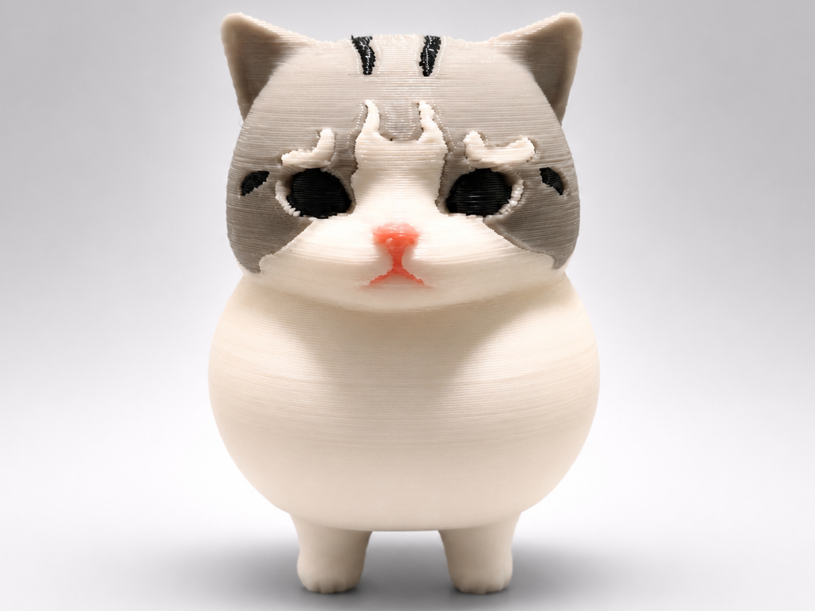 YES Cat / Dam Dam didididi cat Meme Figurine 