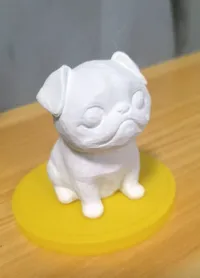 Petit chien assis mignon — photo 1