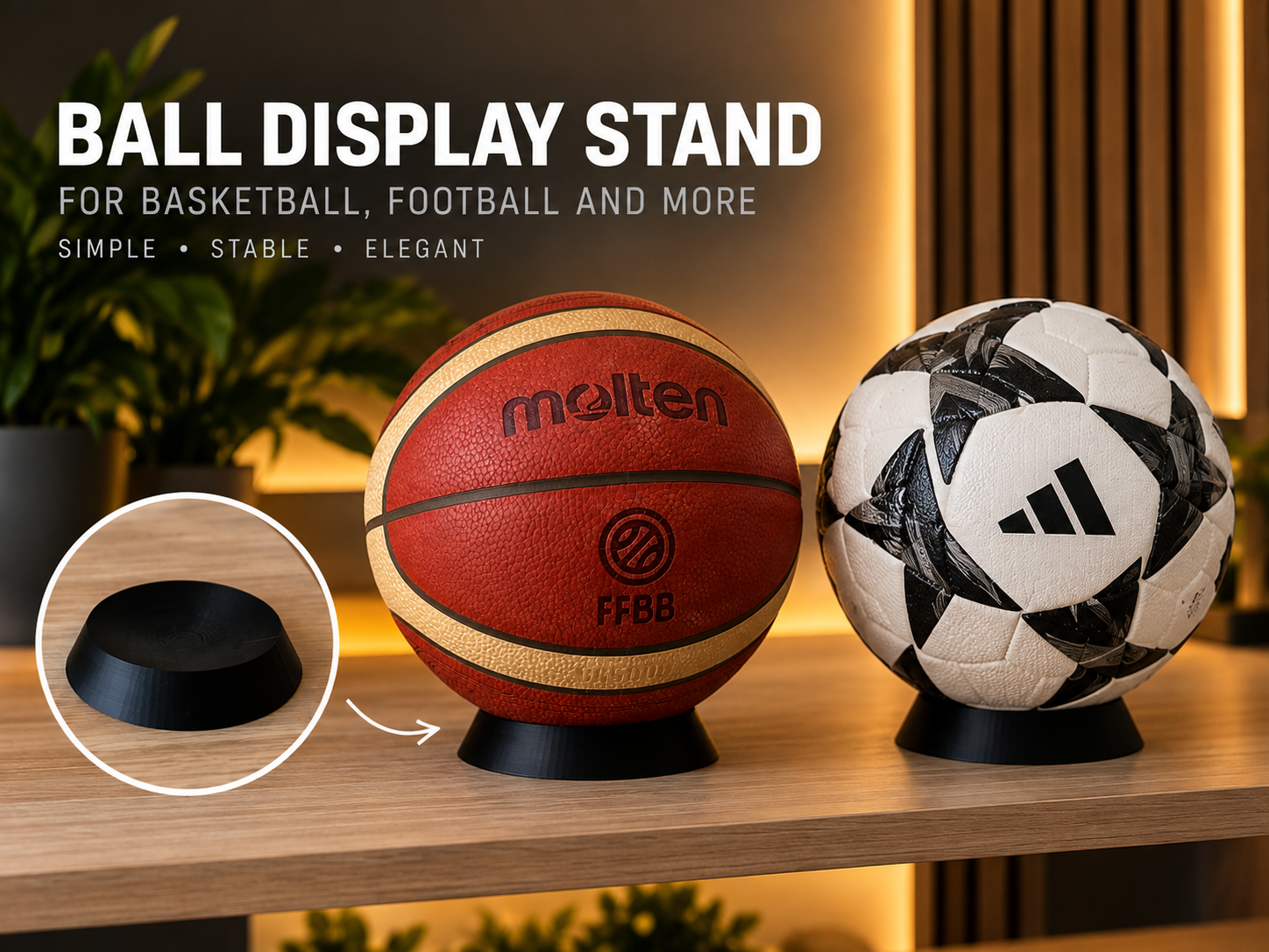 Ball display stand 3D model