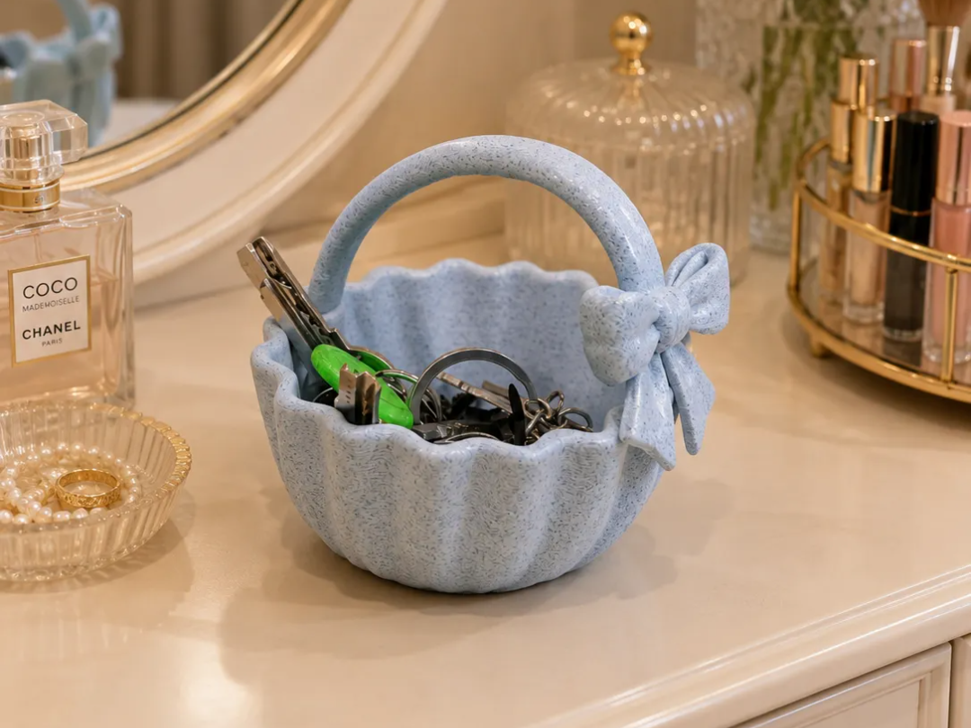 Cloud Bow Basket