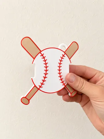 Accesorio para sujetar ligas de cabello: Baseball Ponytail Holder | Hair Tie Organizer — vista de referencia 3