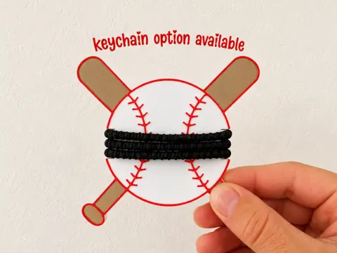 Accesorio para sujetar ligas de cabello: Baseball Ponytail Holder | Hair Tie Organizer — referencia de MakerWorld