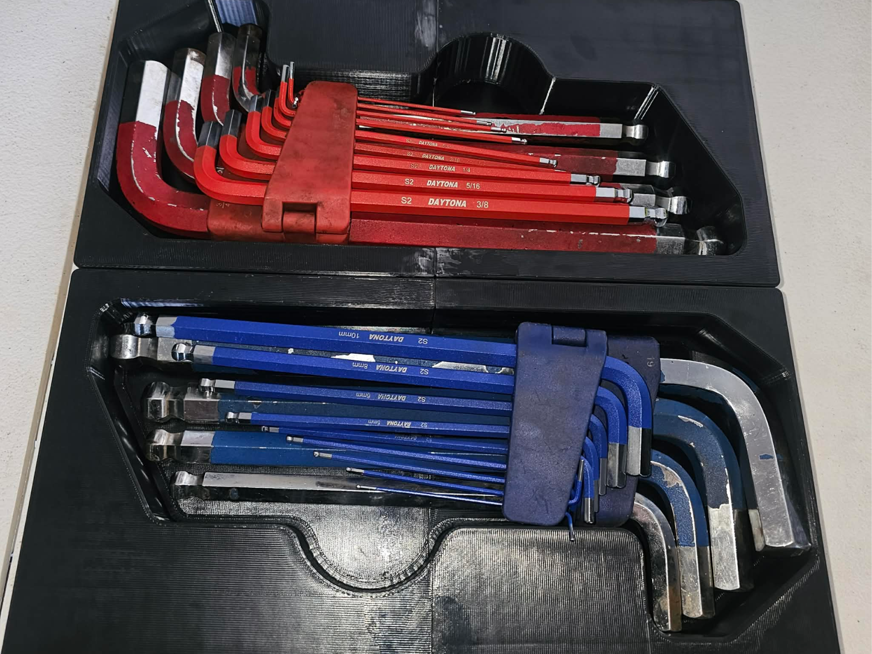 Jumbo Allen Key Gridfinity Metric & Imperial (AF)