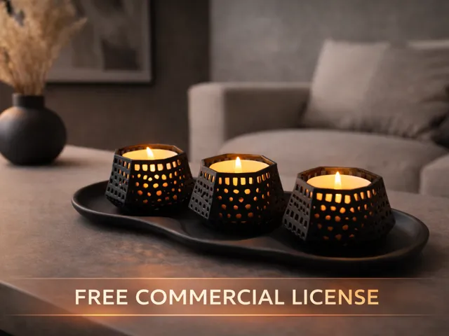 VØID Glow - Candle Holders and Base Plate