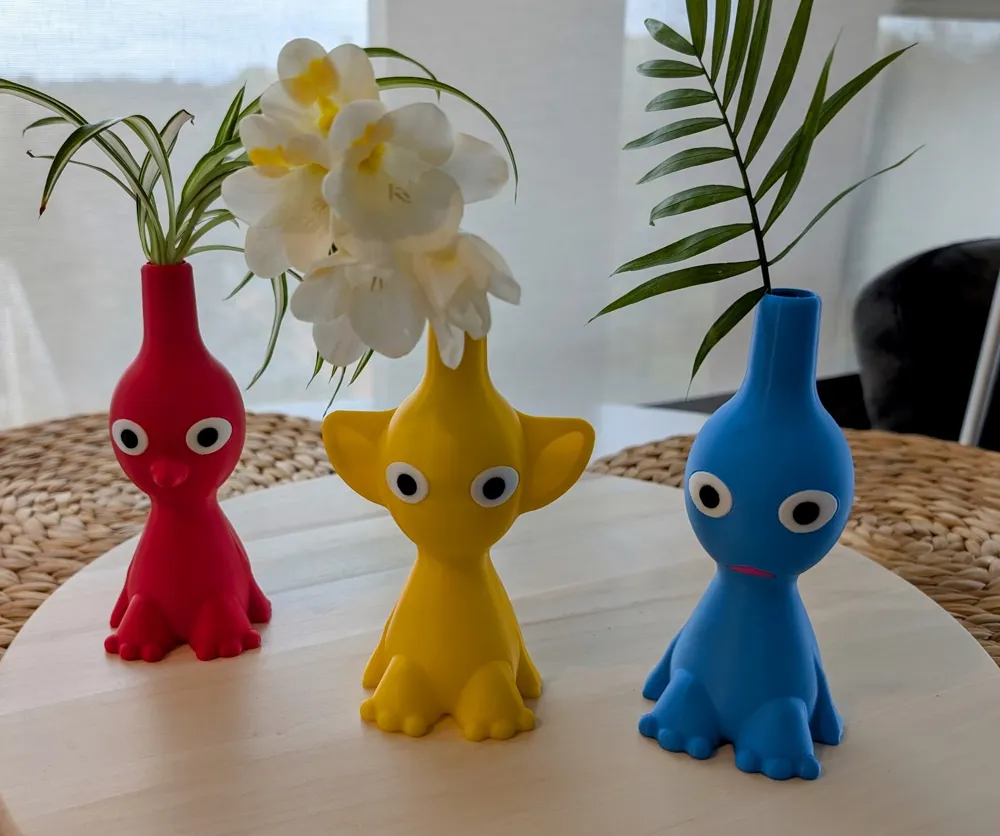 Pikmin Vases by BuildyBryce MakerWorld: Download Free 3D Models